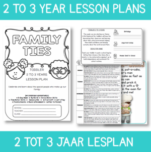 Toddler Lesson Plan: Family Ties