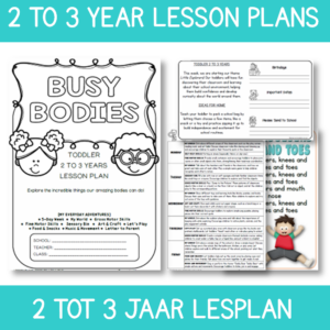 Toddler Lesson Plan: Busy Bodies