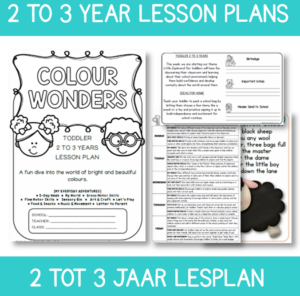 Toddler Lesson Plan: Colour Wonders