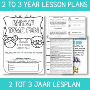 Toddler Lesson Plan: Rhyme Time Fun