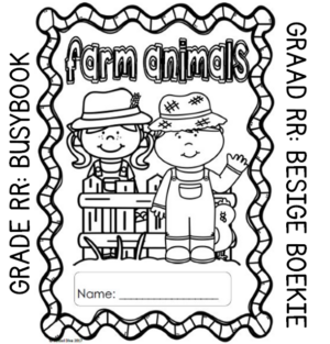 Grade RR Activity Book: Farm Animals