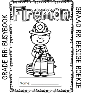 Grade RR Activity Book: Fireman