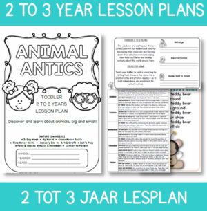 Toddler Lesson Plan: Animal Antics