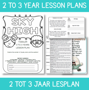 Toddler Lesson Plan: Sky High