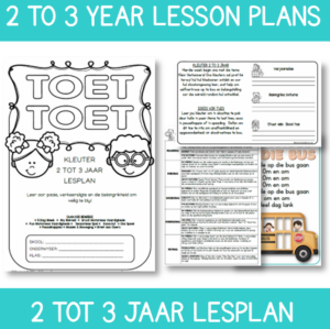 Kleuter Lesplan: Toet Toet