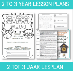 Toddler Lesson Plan: Choo Choo Fun