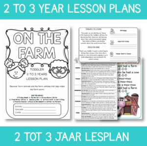 Toddler Lesson Plan: On the Farm