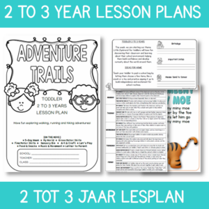 Toddler Lesson Plan: Adventure Trails