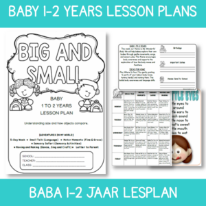 Infant Lesson Plan: Big and Small