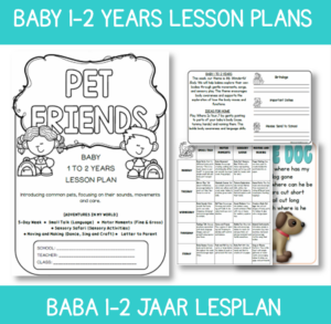 Infant Lesson Plan: Pet Friends