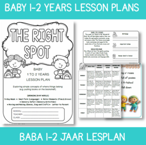 Infant Lesson Plan: The Right Spot