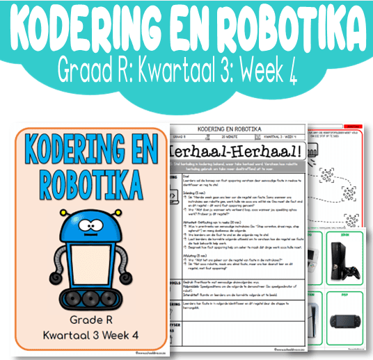 Graad R Kodering en Robotika Kwartaal 3 Week 4