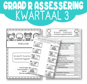 Graad R Assessering: Wiskunde Kwartaal 3 [2025] - School Diva