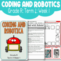 Grade R Coding and Robotics Term 4 Week 1