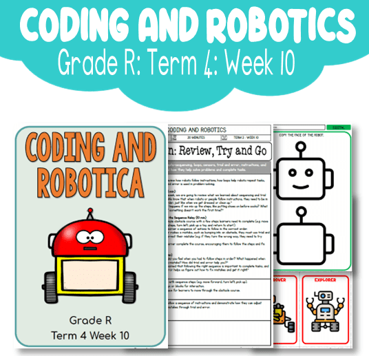 Grade R Coding and Robotics Term 4 Week 10