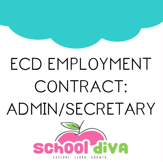 ECD Employment Contract: Admin/Secretary