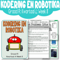 Graad R Kodering en Robotika Kwartaal 4 Week 8