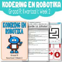 Graad R Kodering en Robotika Kwartaal 1 Week 2