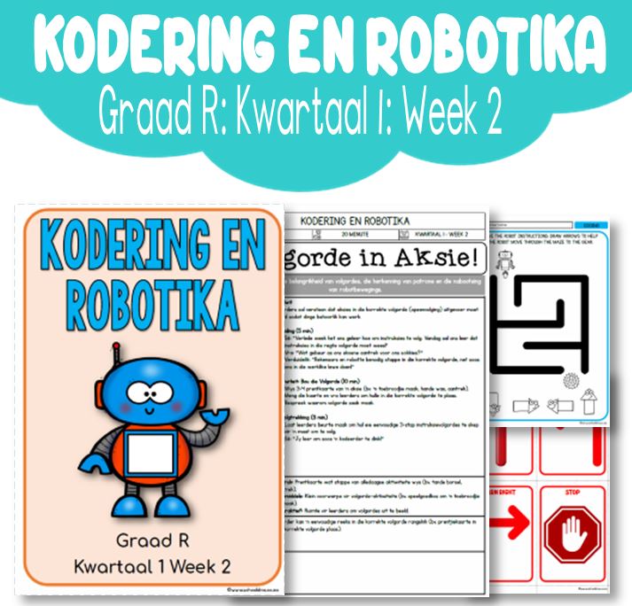 Graad R Kodering en Robotika Kwartaal 1 Week 2
