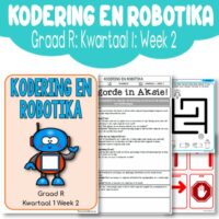 Graad R Kodering en Robotika Kwartaal 1 Week 3