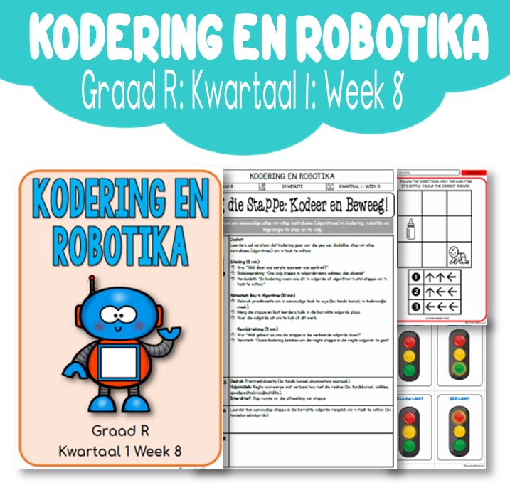 Graad R Kodering en Robotika Kwartaal 1 Week 8