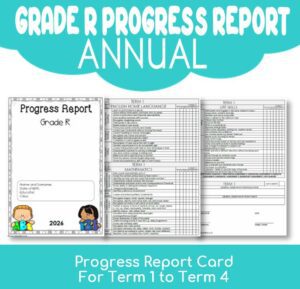 Grade R Checklist Sample CAPS Progress Report Grade R (Annual) - School Diva