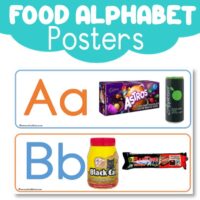 Alphabet Foods and Sweets Posters